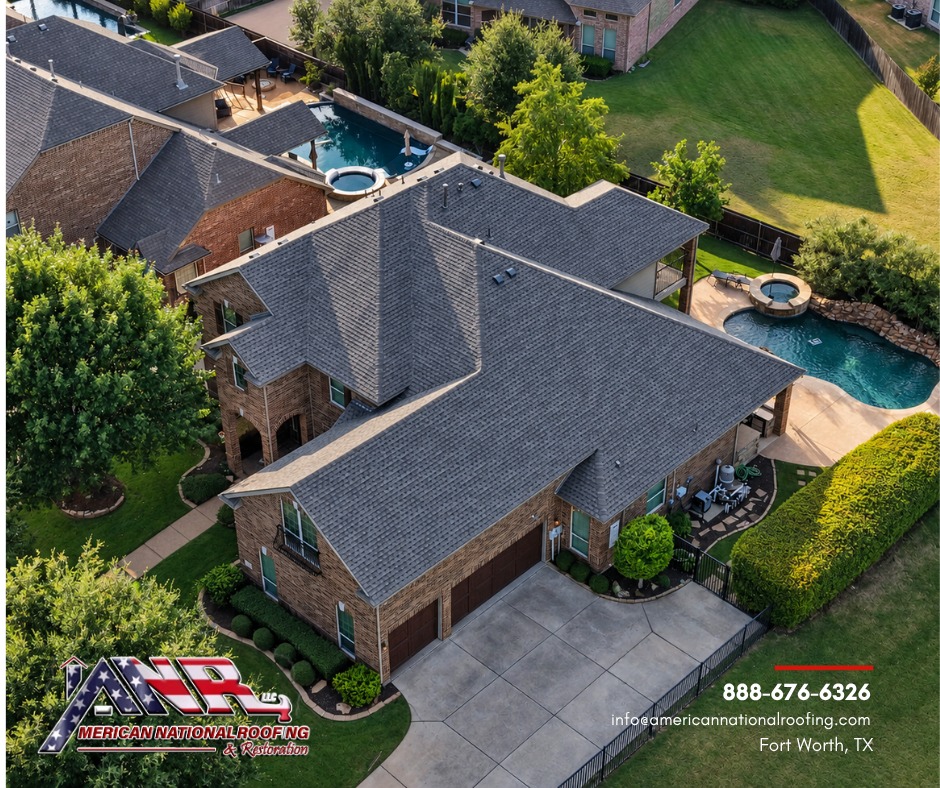 Hail and storm damaged roof repair