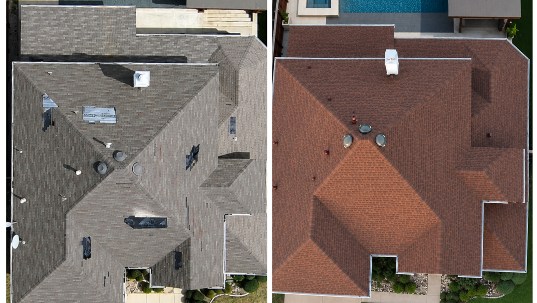 Roof after replacement